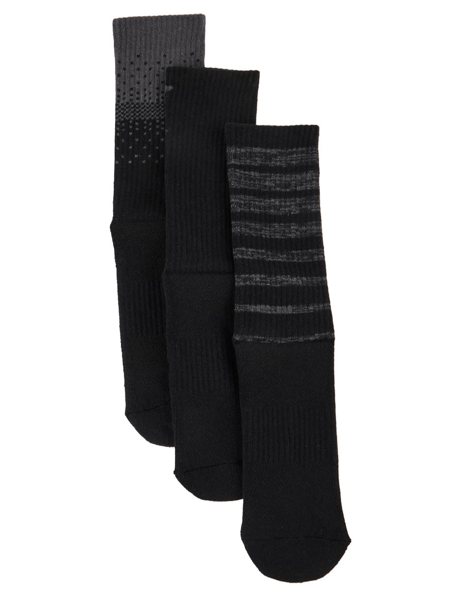 Set De Calceta De Algodón Para Hombre 3 Pares