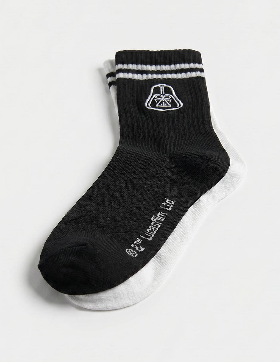 Calcetín star wars de algodón para hombre 3 pares 2
