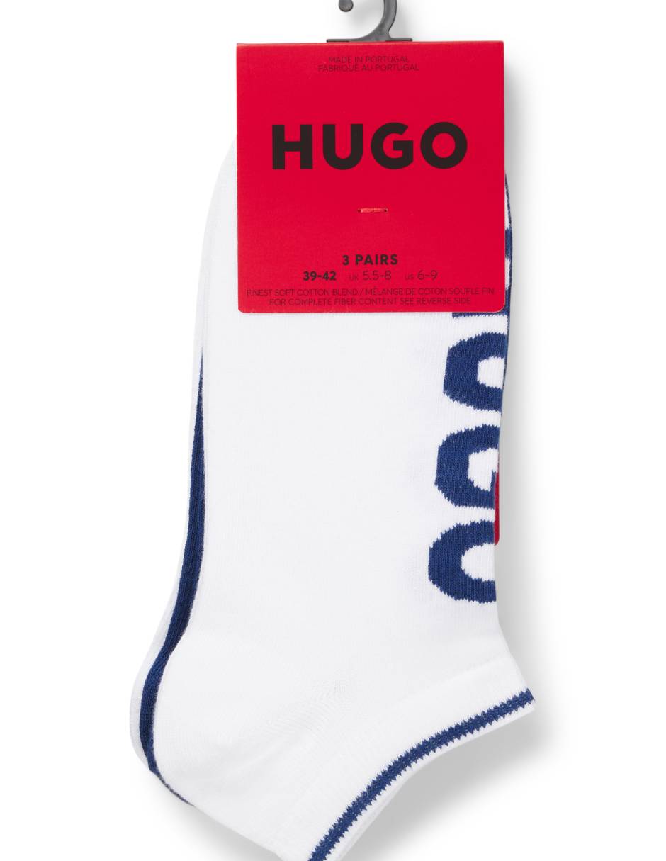 Calcetin hugo 3 pares algodón