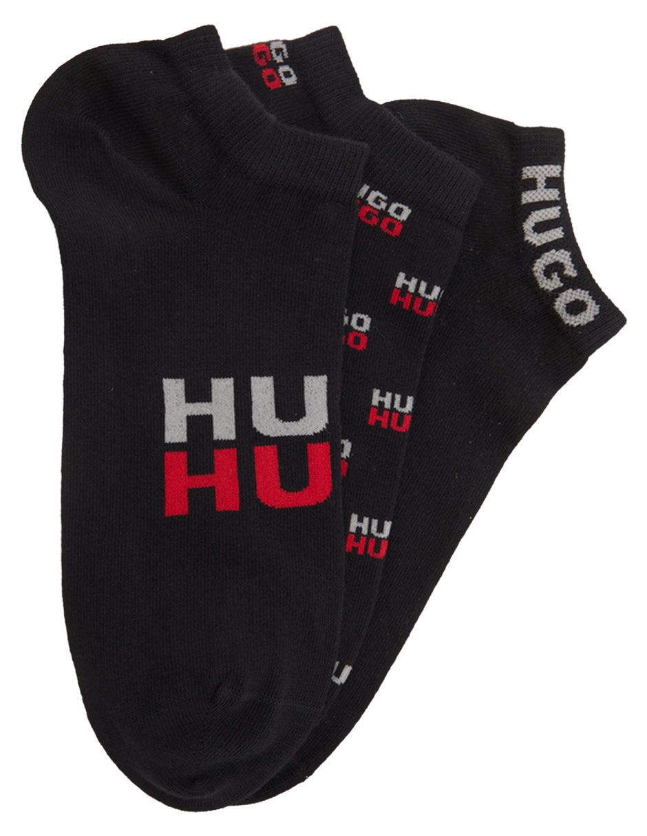 Set de calceta Hugo de algodón para hombre 3 pares