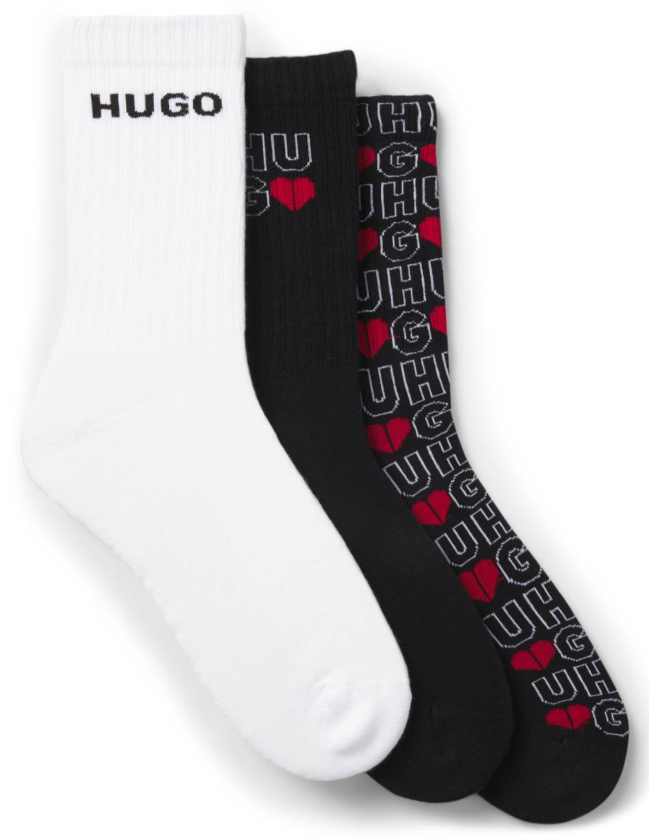 Calcetines de algodón Hombre 3 pares Calcetines de algodón Hombre 3 pares
