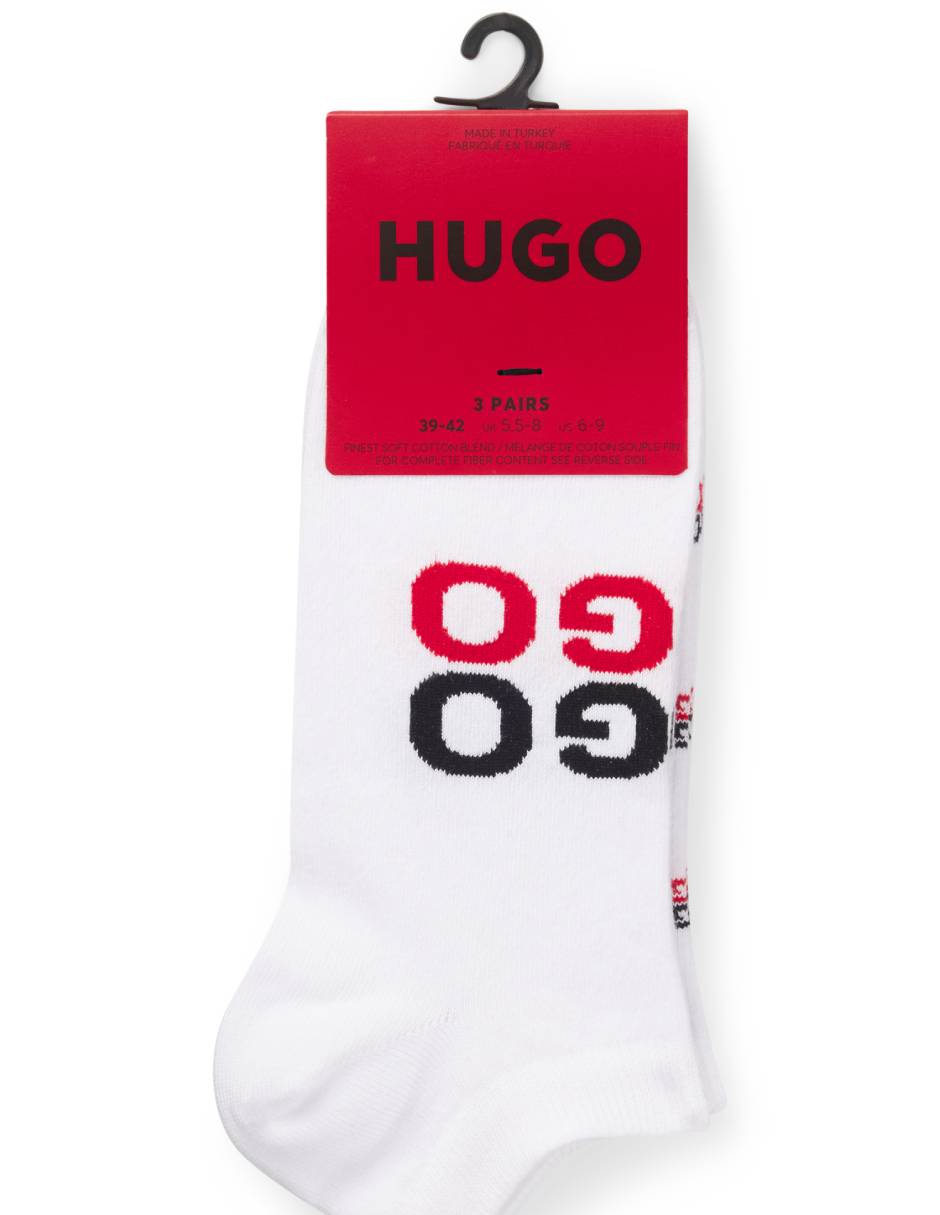 Set de tín Hugo de algodón para hombre 3 pares