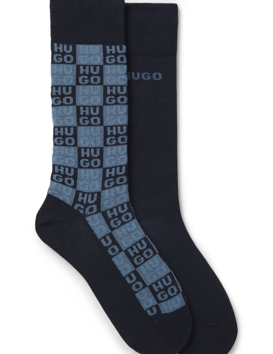 Set de calceta de algodón para hombre 2 pares Set de calceta de algodón para hombre 2 pares