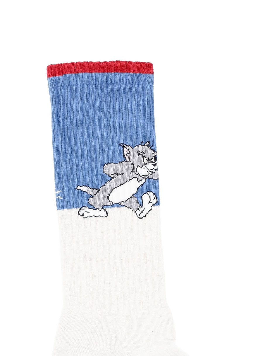 Calcetín Tom y Jerry de algodón para hombre 2
