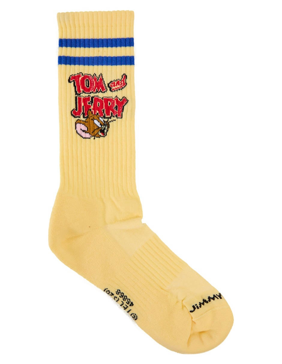 Calcetín Tom y Jerry de algodón para hombre Calcetín Tom y Jerry de algodón para hombre