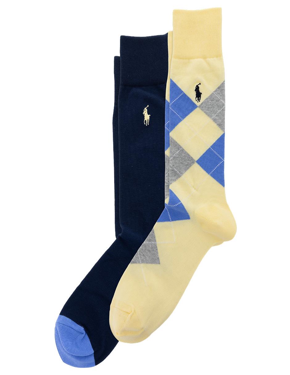 Set de calcetín comfort de algodón para hombre 2 pares