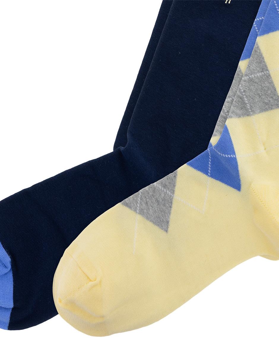 Set de calcetín comfort de algodón para hombre 2 pares 2