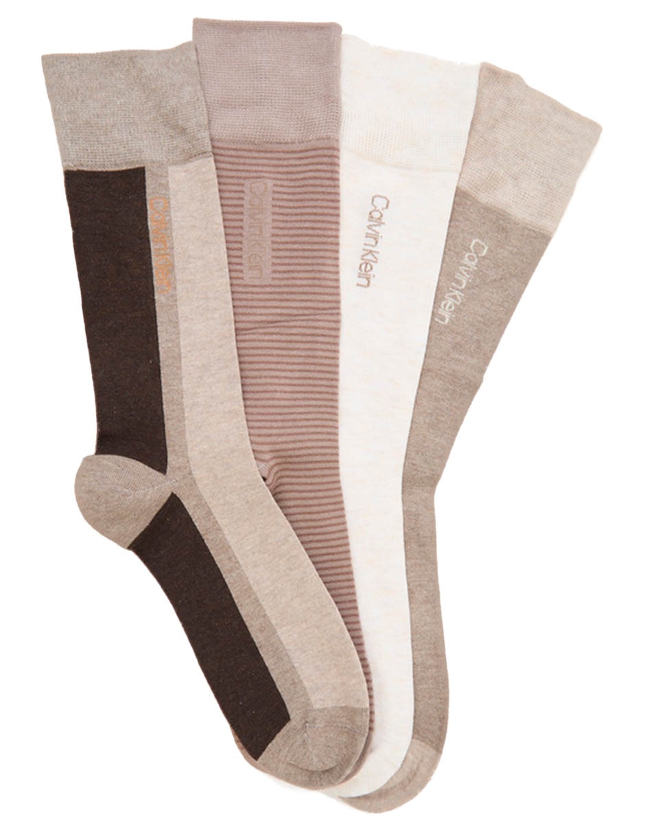 Set de calceta Calvin Klein de rayón para hombre 4 pares