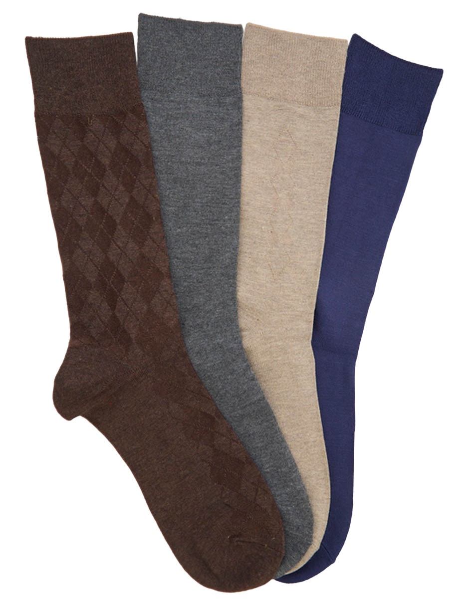 Set de calceta para hombre 4 pares 1
