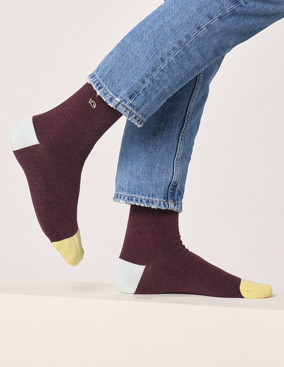 Calcetín confort de algodón para hombre 3