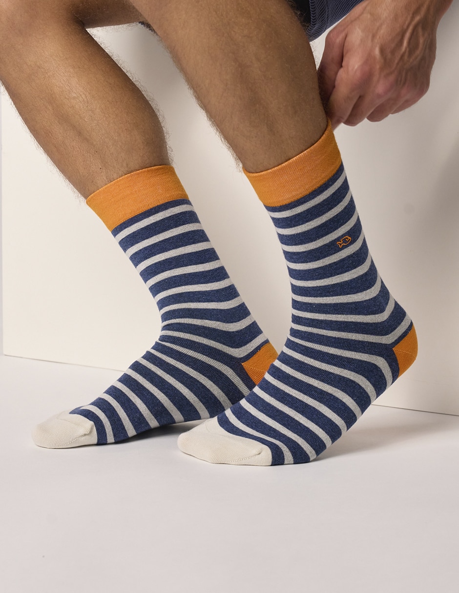 Calcetín confort de algodón para hombre 4