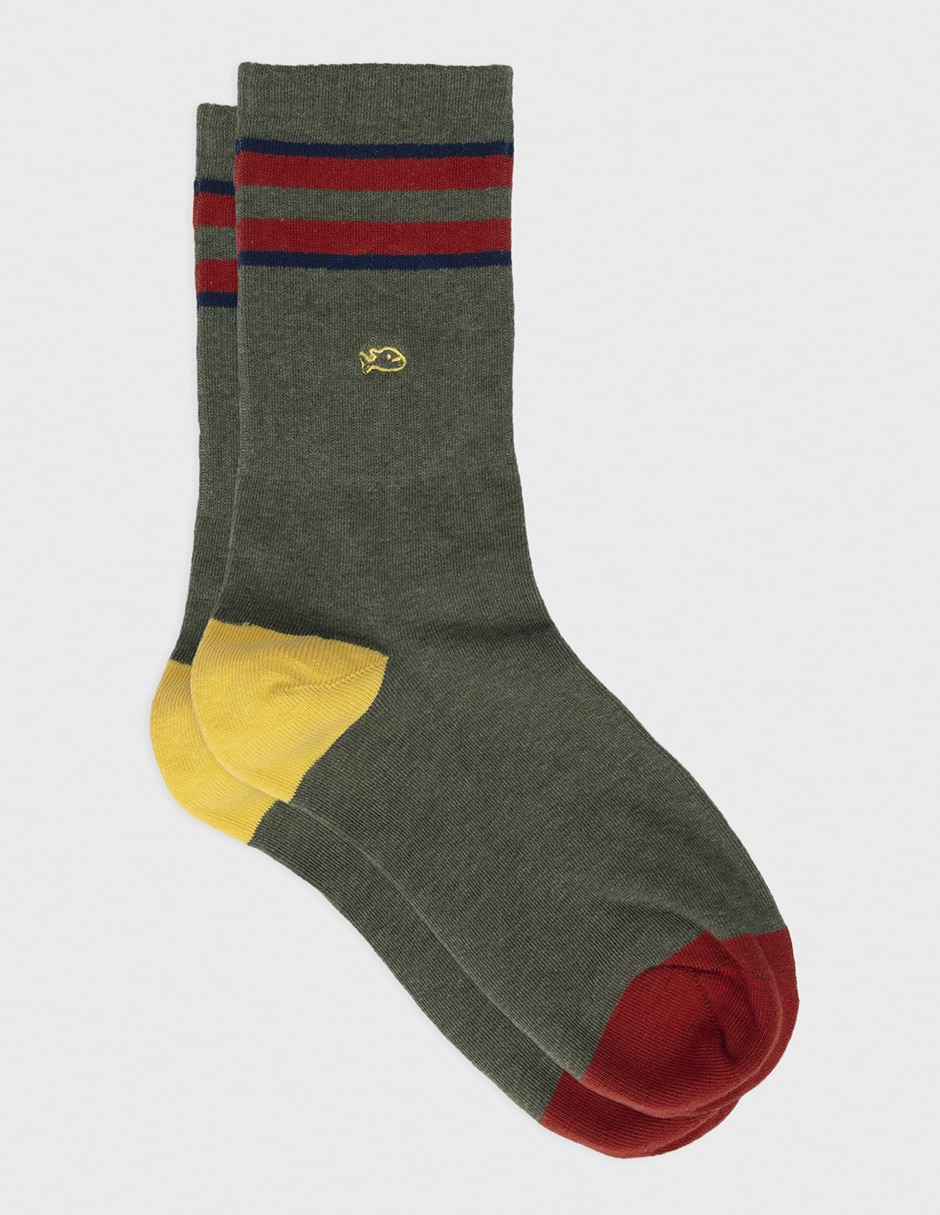 Calcetín comfort de algodón para hombre