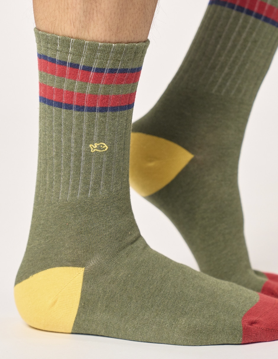 Calcetín comfort de algodón para hombre 3
