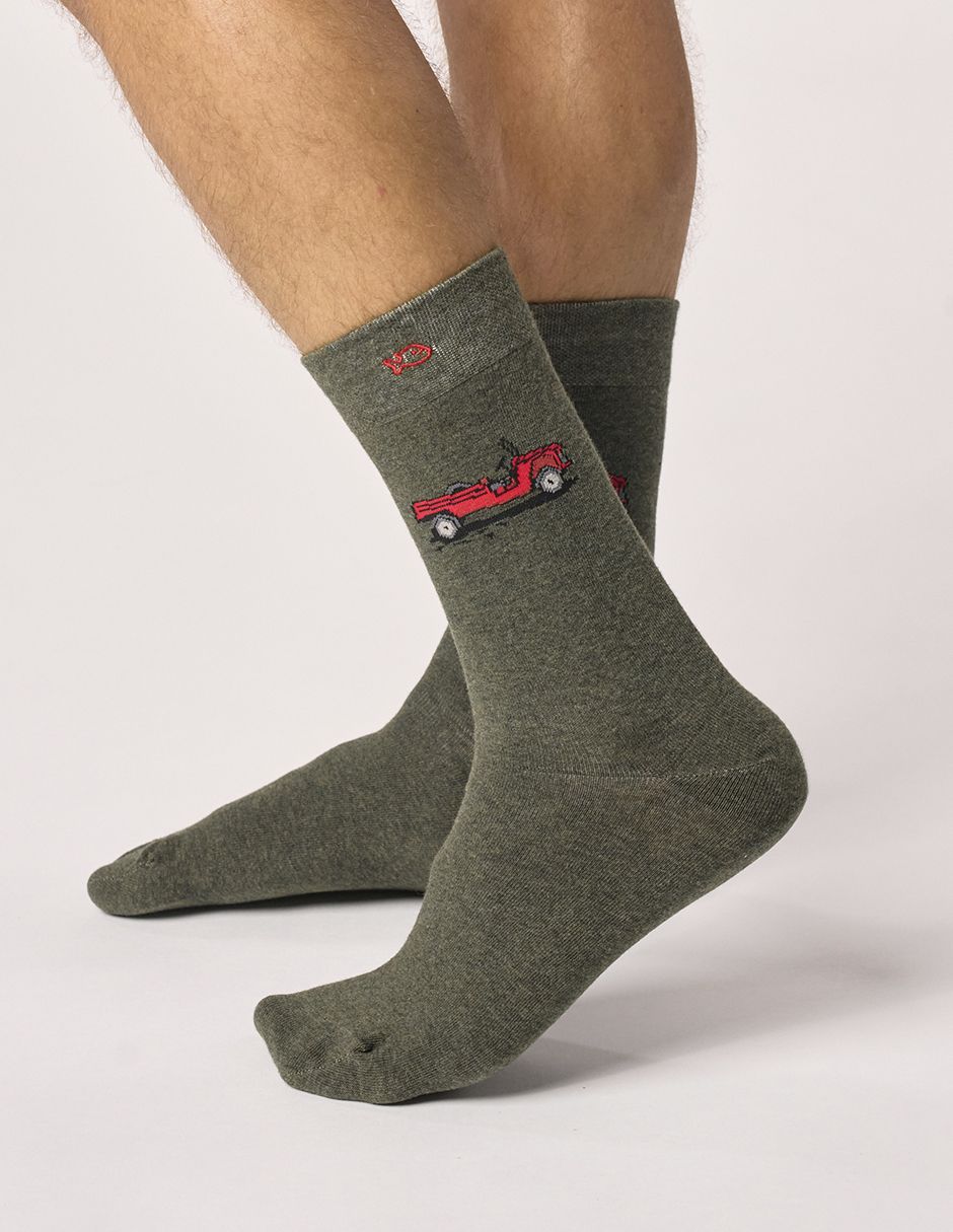 Calcetines comfort de algodón Hombre 3