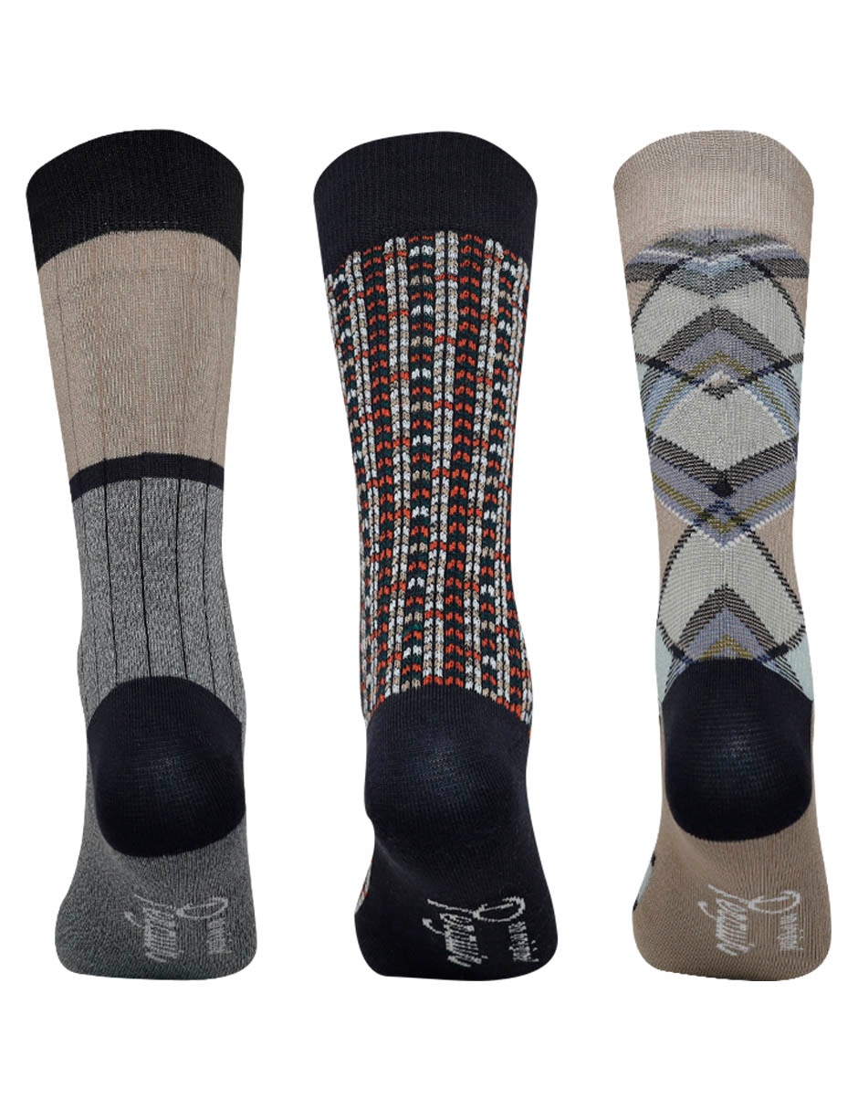 Calcetín de bambï para hombre 3 pares 4