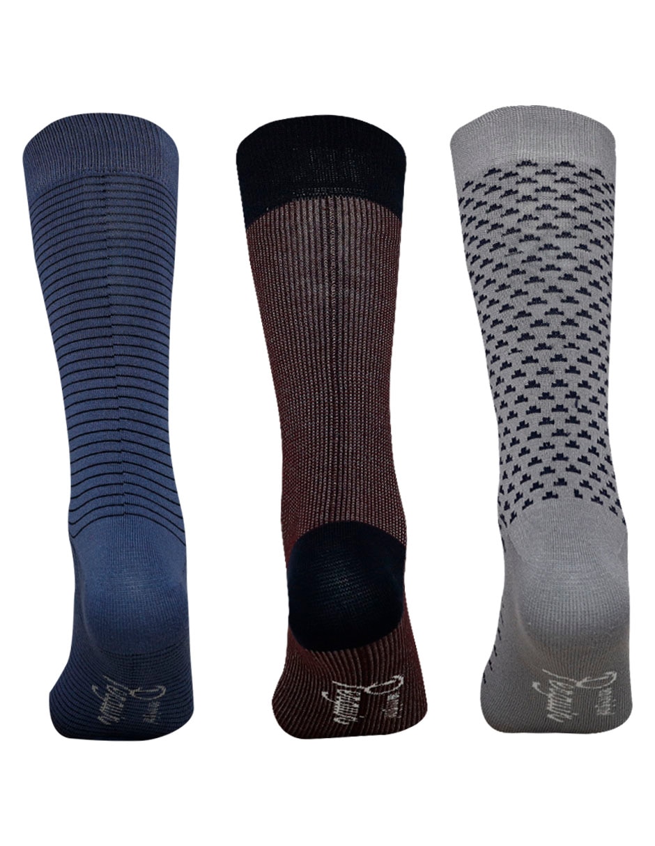 Calcetín de bambÏ para hombre 3 pares 2