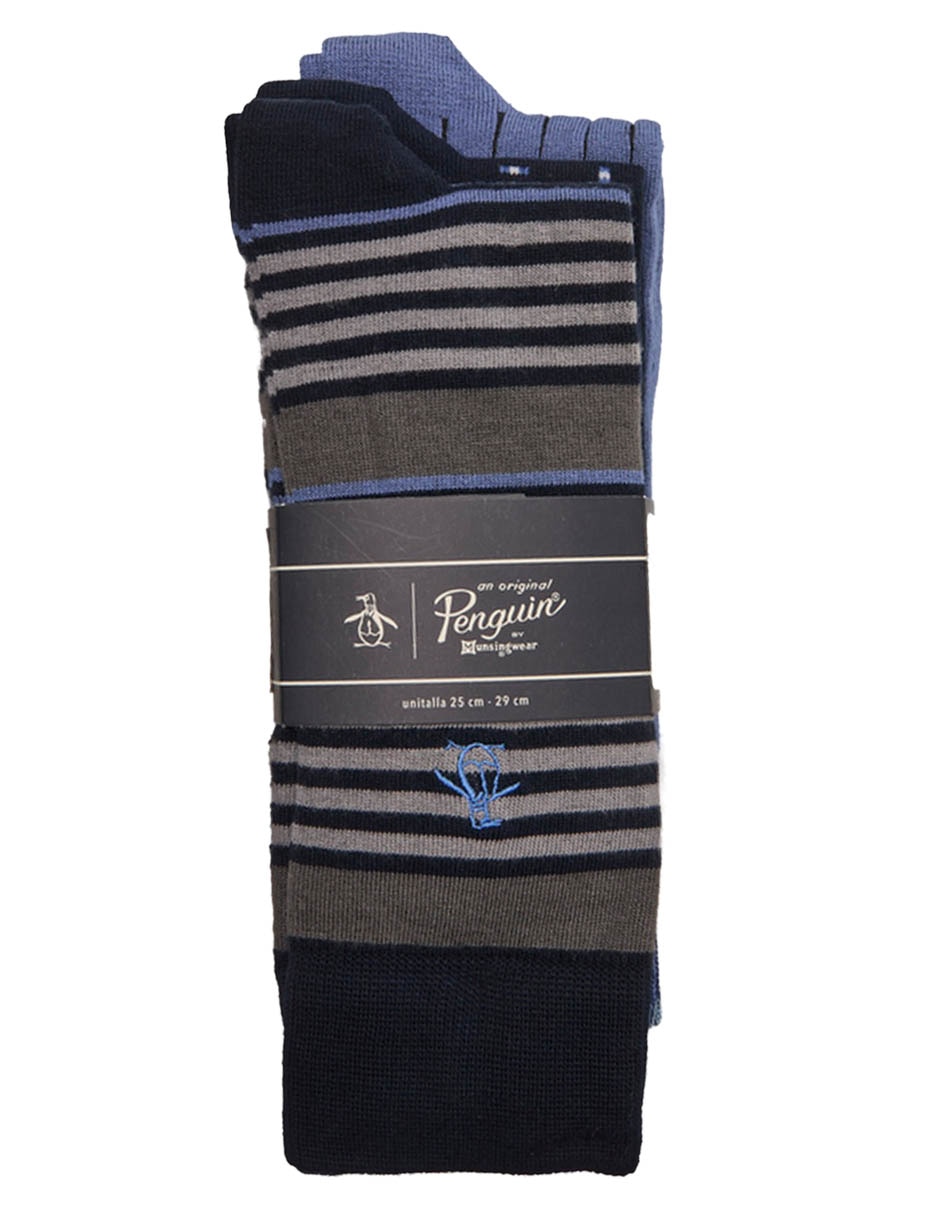 Calcetín de bambú para hombre 3 pares
