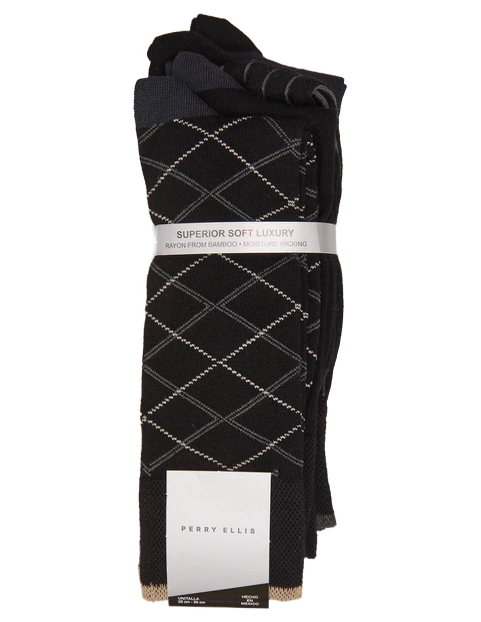 Calcetín de bambú para hombre 4 pares
