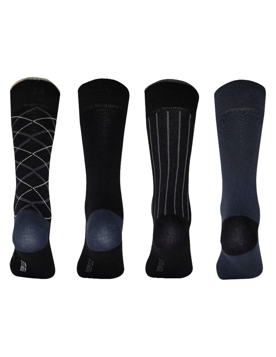 Calcetín para hombre 4 pares