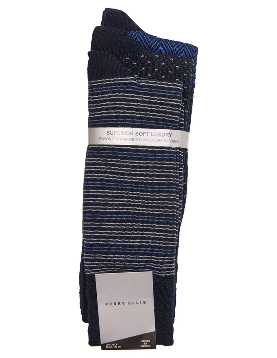 Calcetín de bambú para hombre 4 pares