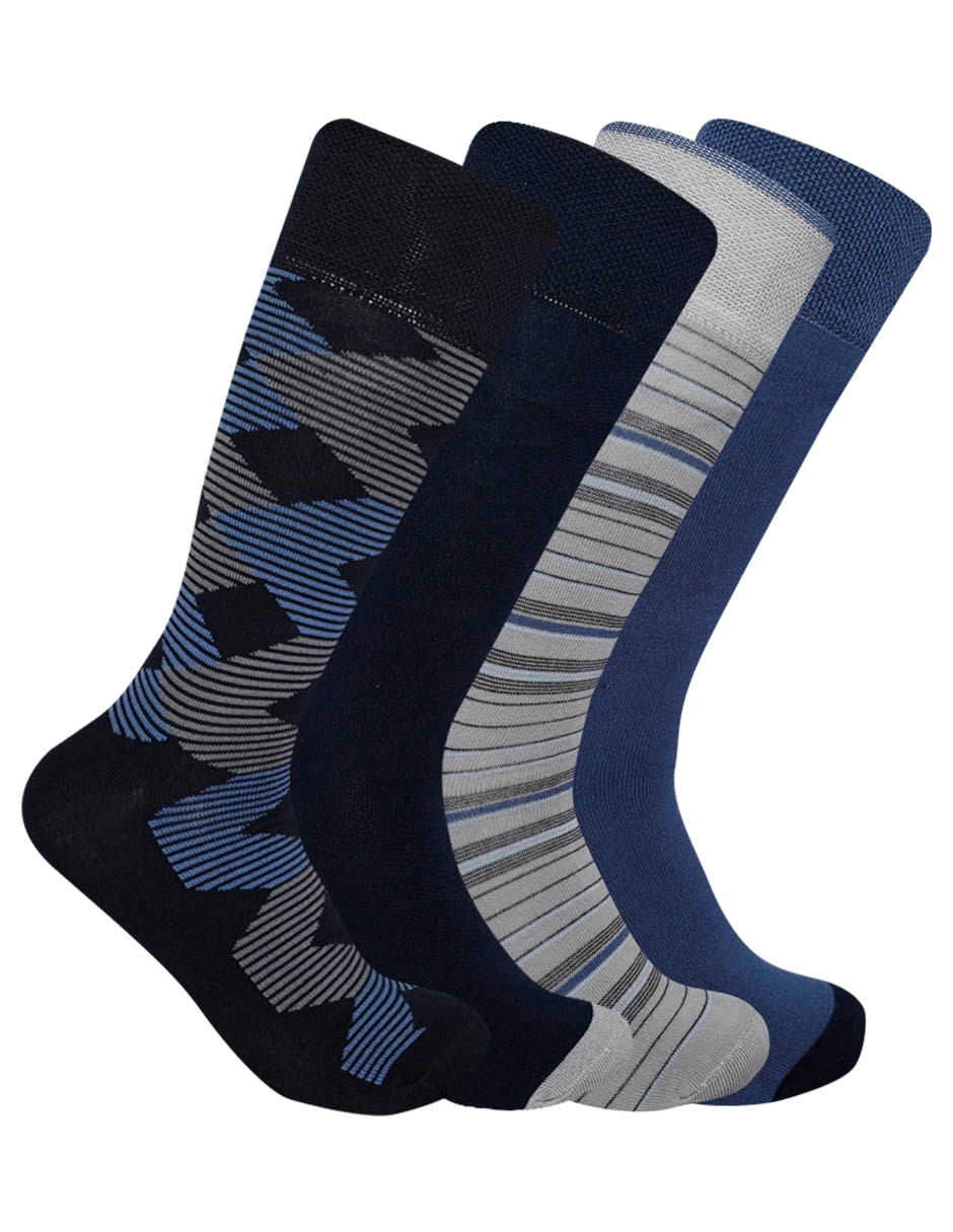 Calcetín de bambú para hombre 4 pares 1