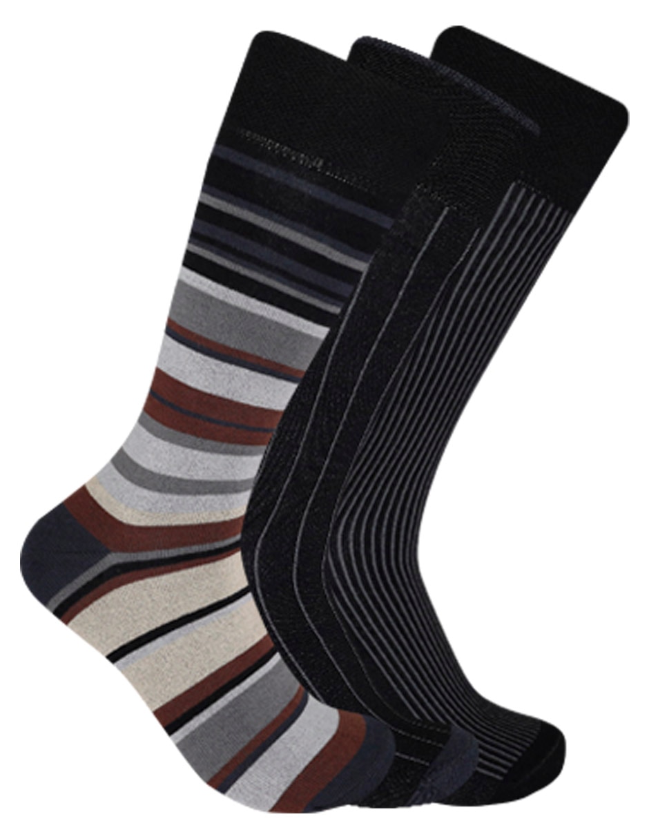 Calcetín de bambú para hombre 3 pares 1