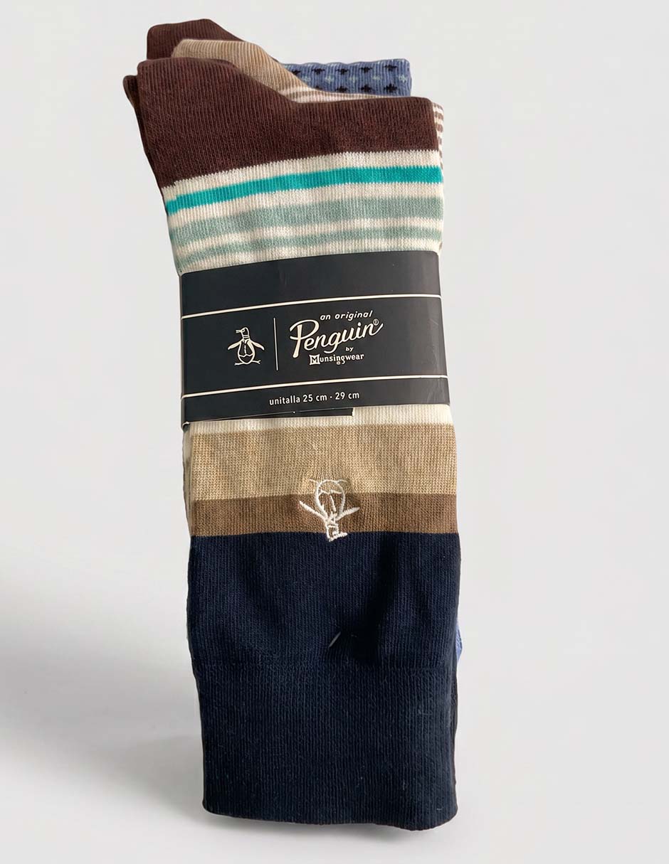 Calcetín de bambú para hombre 3 pares 1