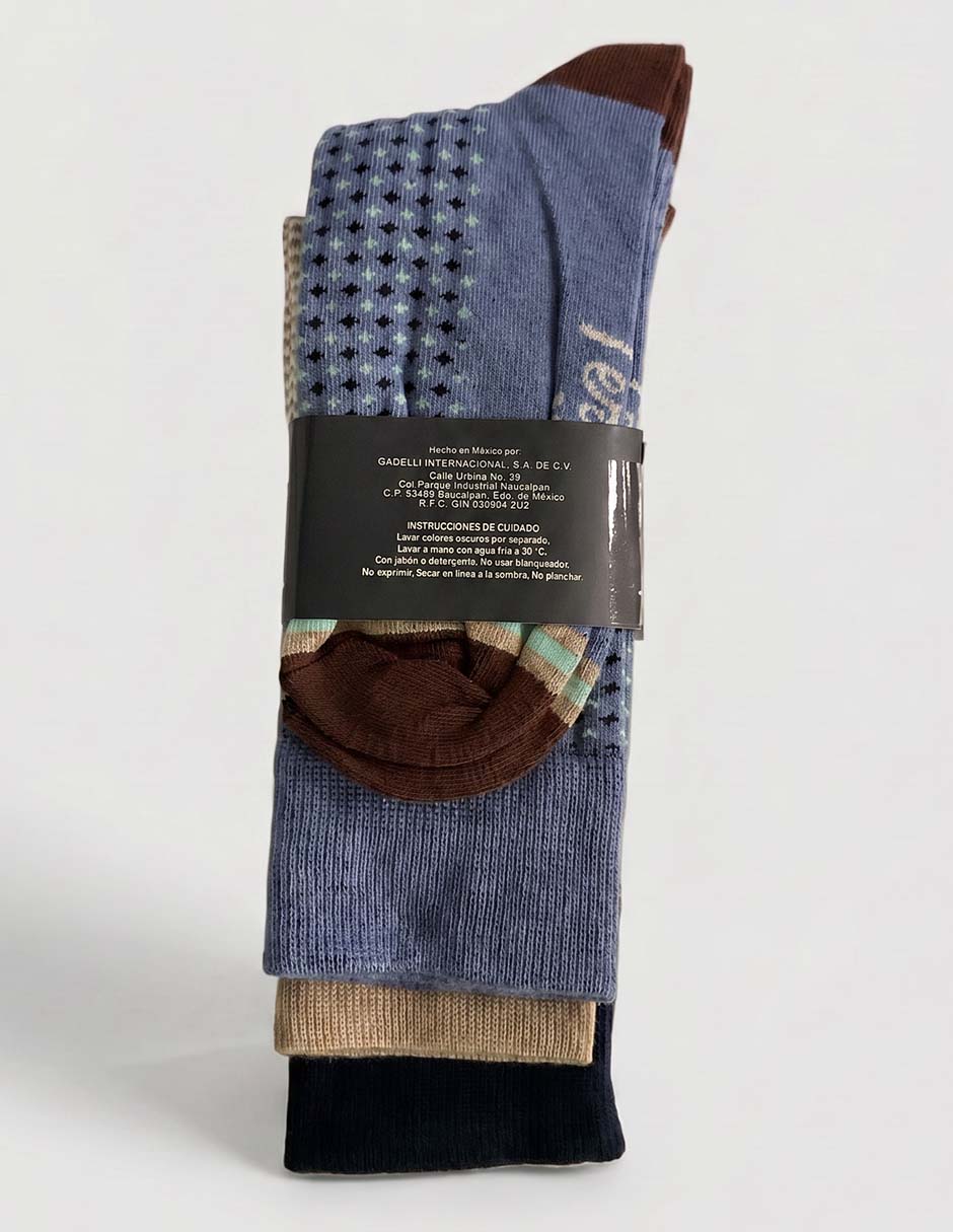 Calcetín de bambú para hombre 3 pares 3