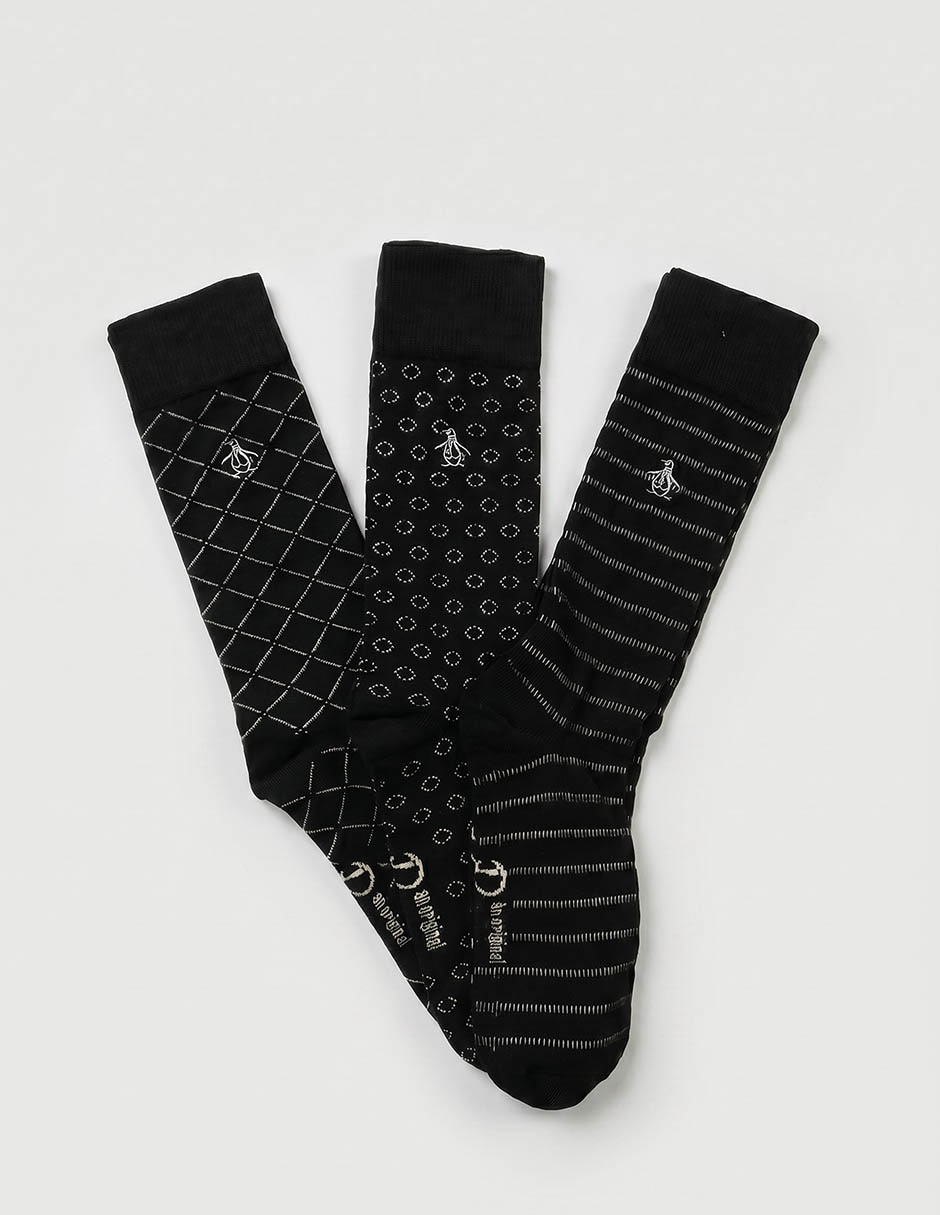 Set calcetín de bambú para hombre 3 pares 1