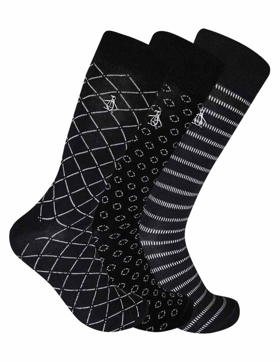 Set calcetín de bambú para hombre 3 pares 4