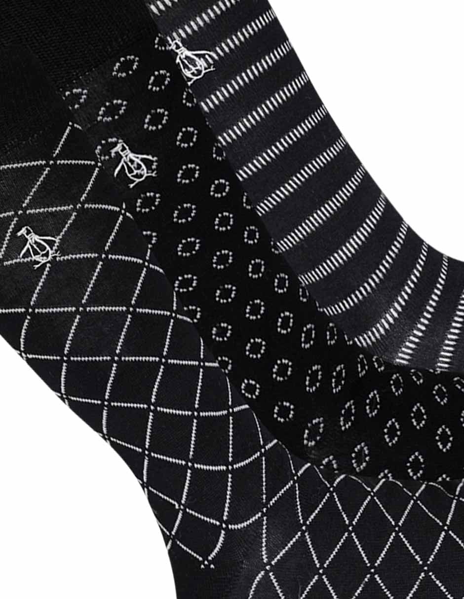 Set calcetín de bambú para hombre 3 pares 5