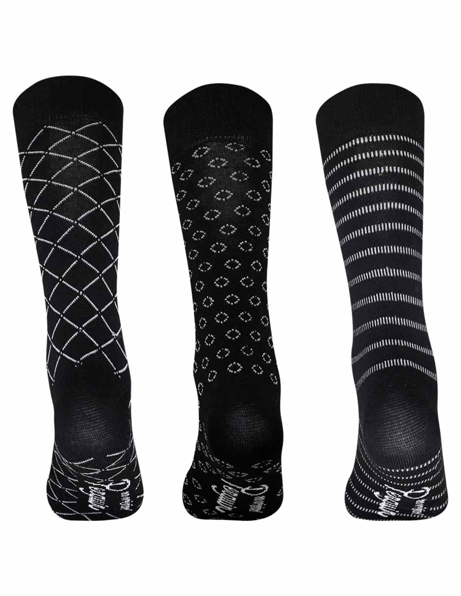 Set calcetín de bambú para hombre 3 pares 7