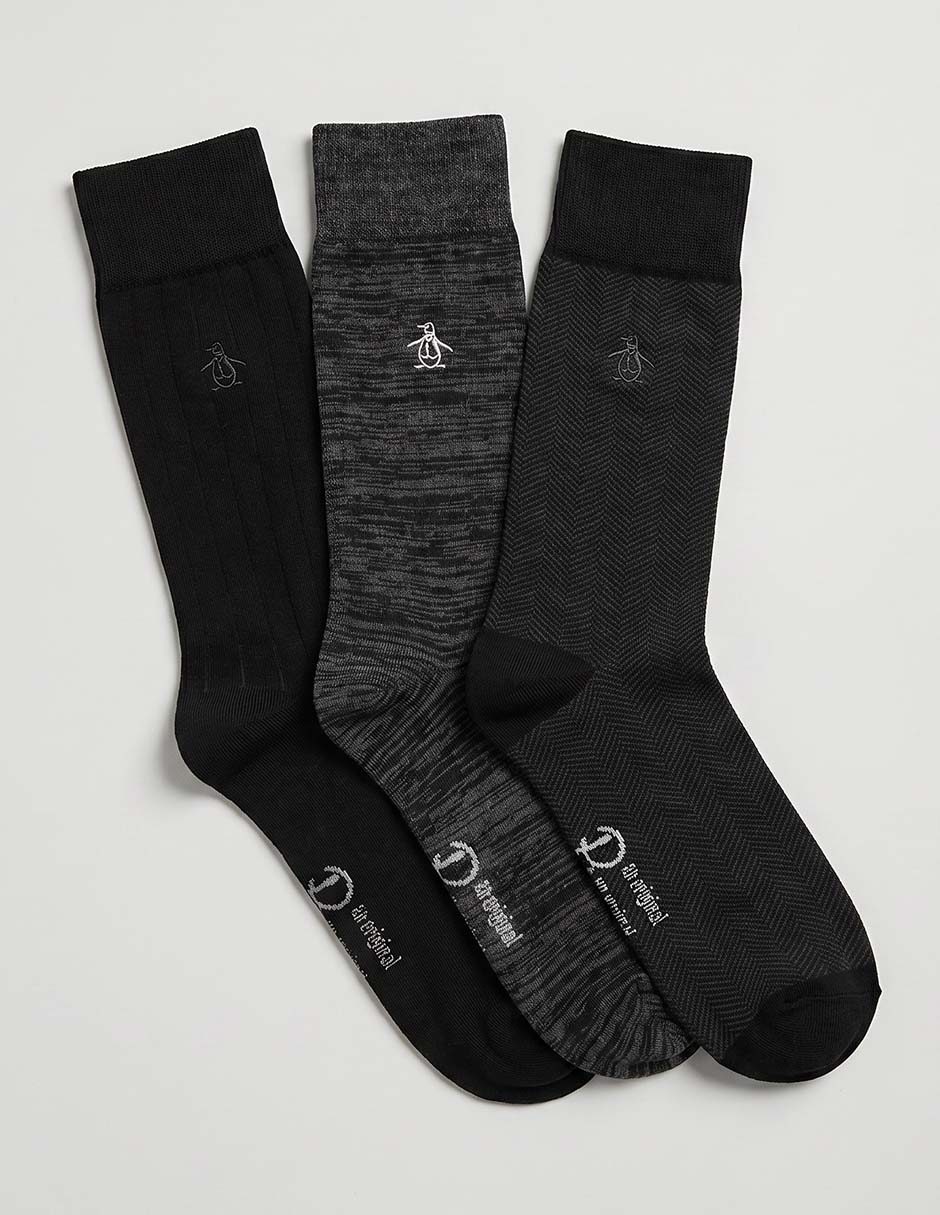 Set calcetín de bambú para hombre 3 pares 1