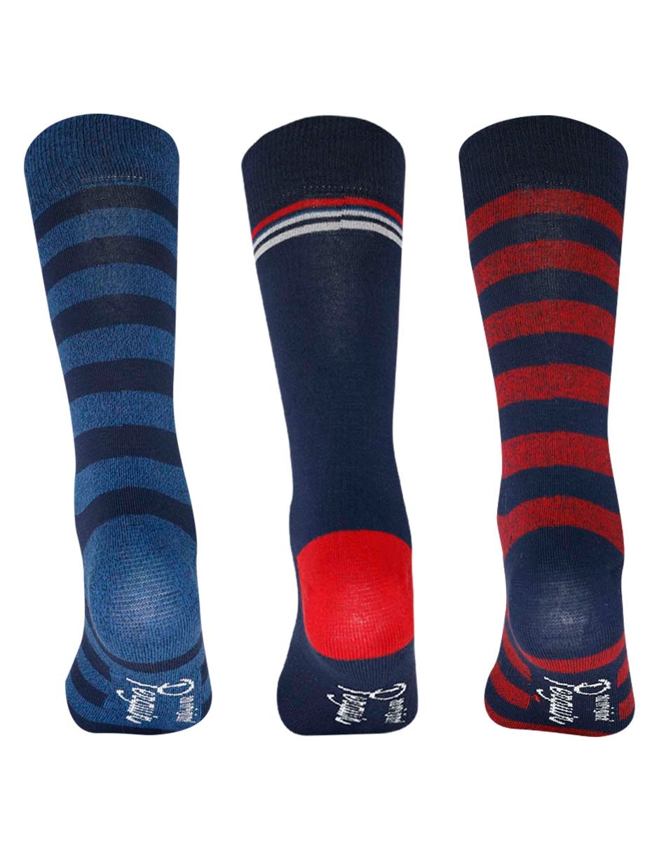 Set calcetín de bambú para hombre 3 pares 4