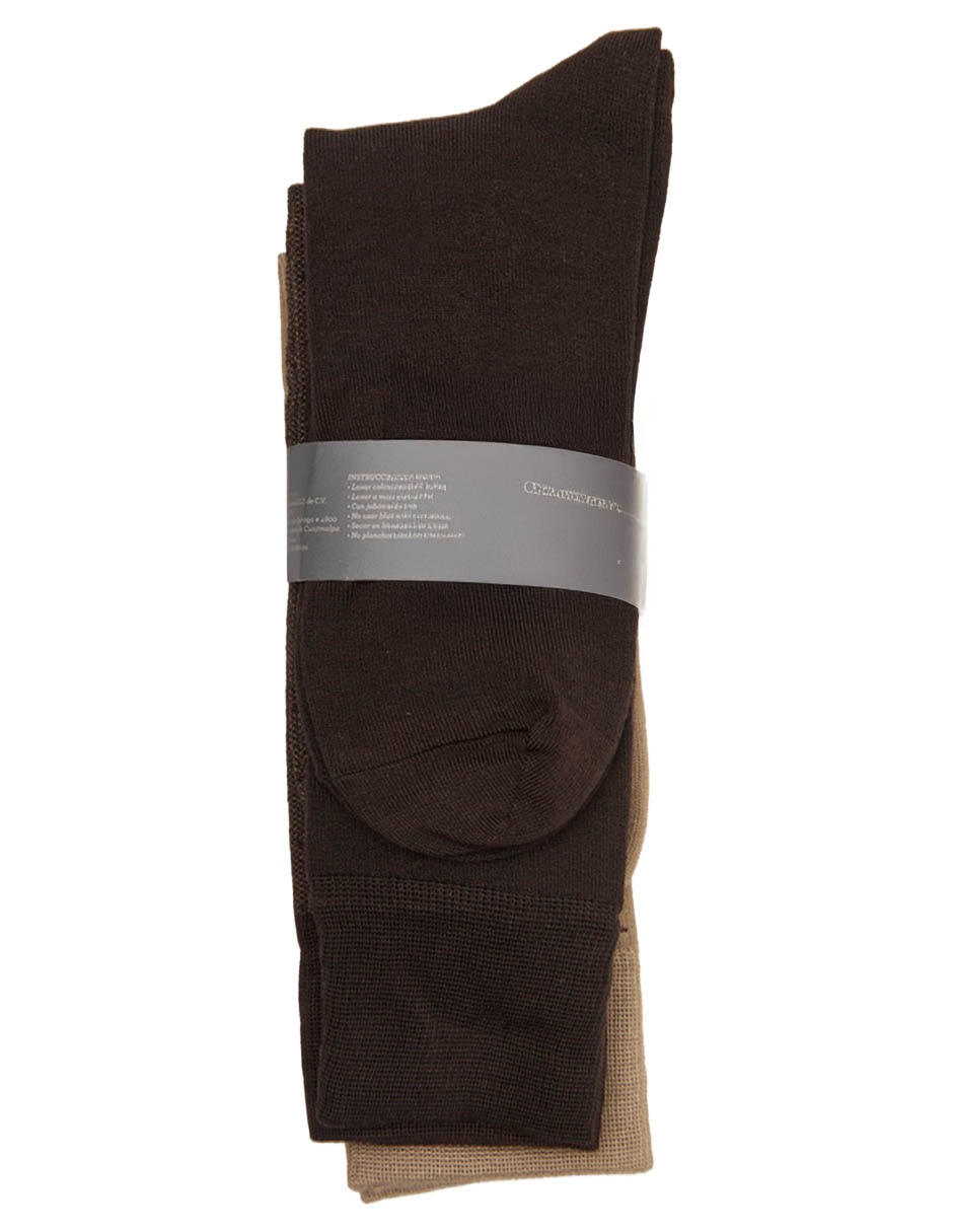 Calcetín de bambú para hombre 3 pares 3