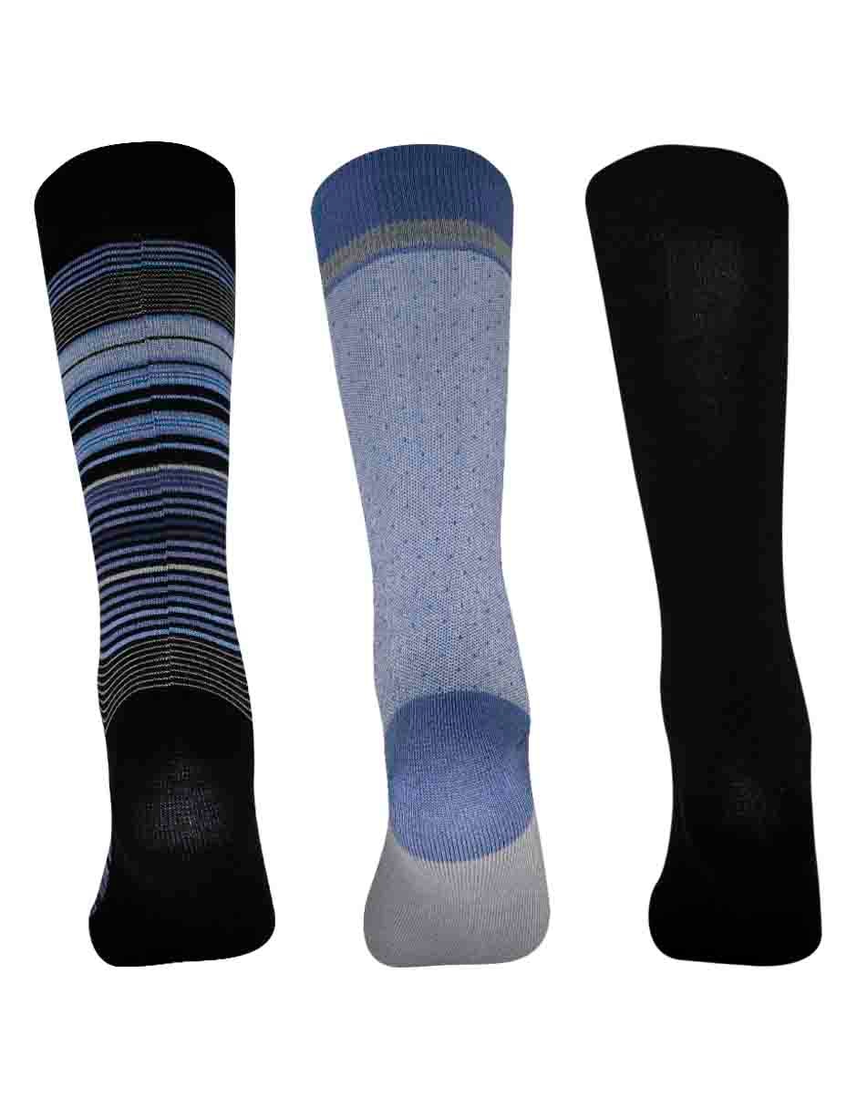 Set calcetín de bambú para hombre 3 pares 4