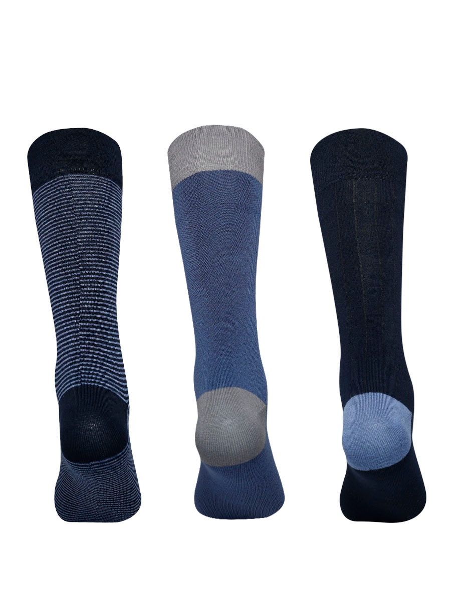 Calcetín de bambú para hombre 3 pares 2