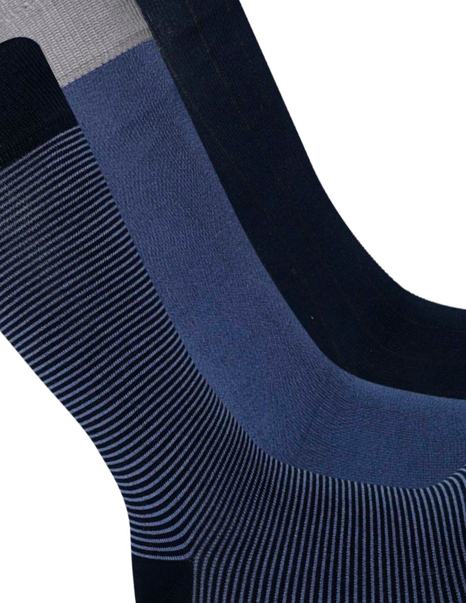 Calcetín de bambú para hombre 3 pares 4