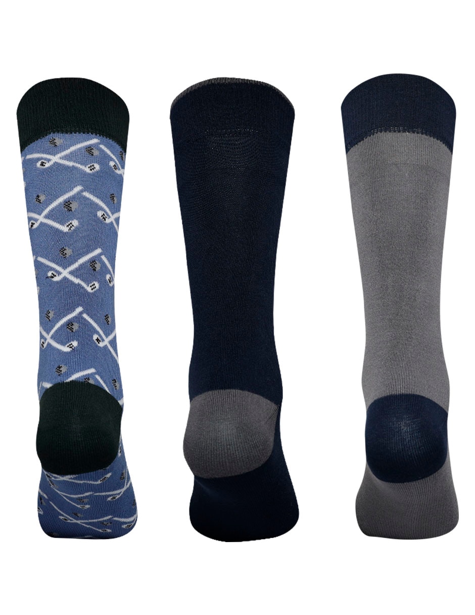 Calcetín de bambú para hombre 3 pares 2