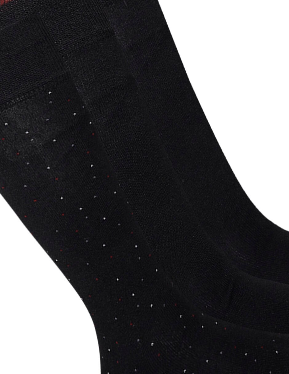 Calcetín de bambú para hombre 3 pares 4