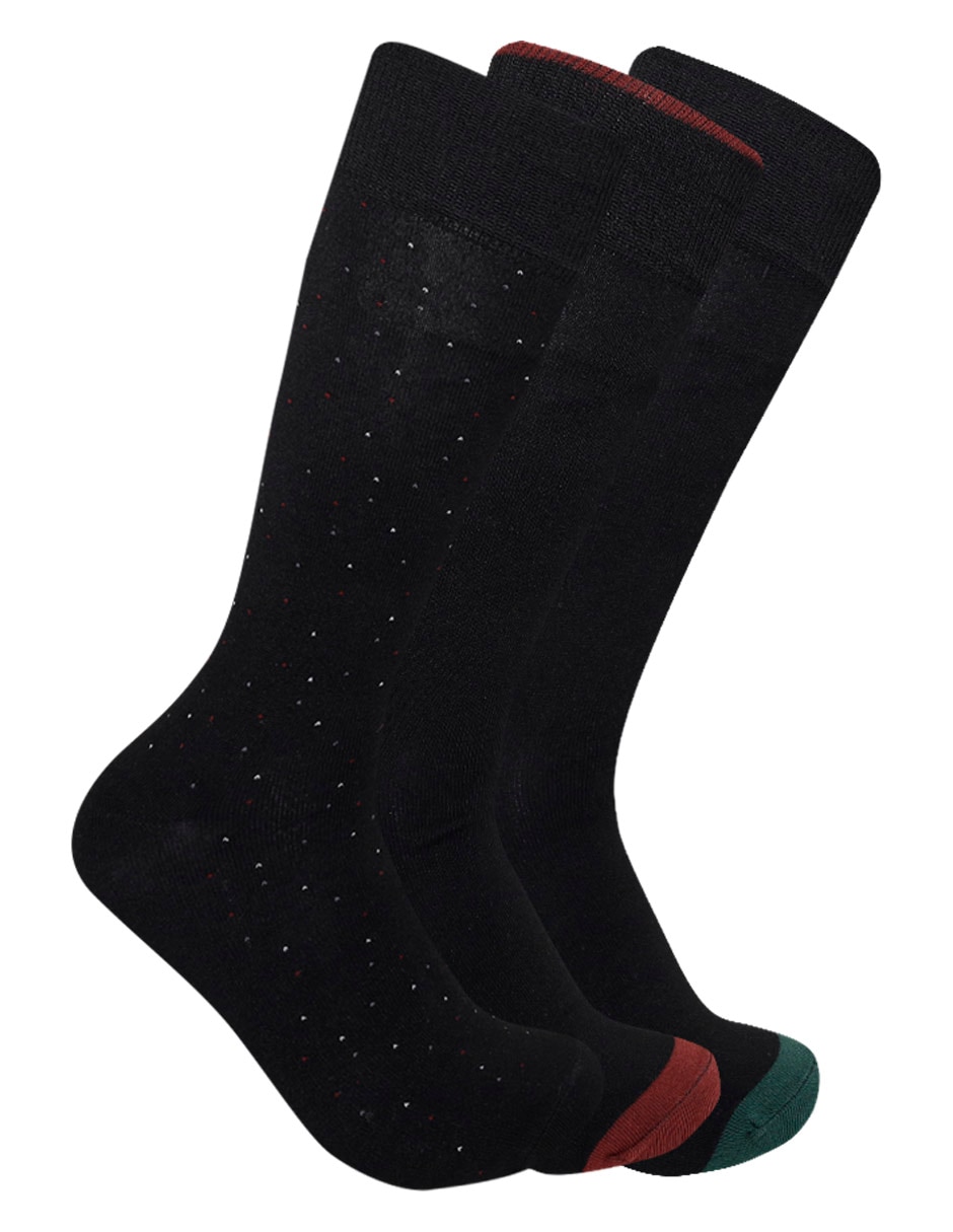 Calcetín de bambú para hombre 3 pares
