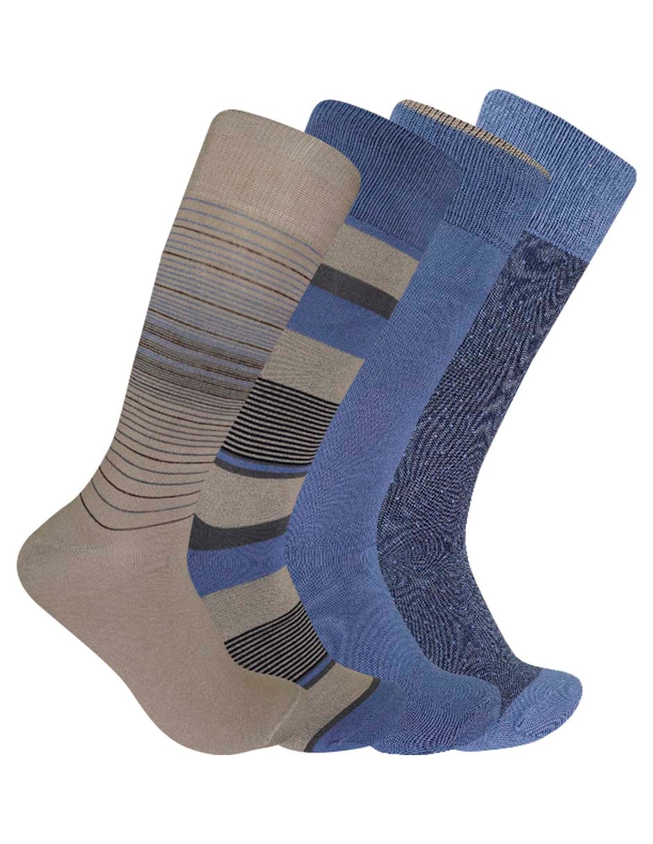 Calcetin 4 p unitalla multicolor