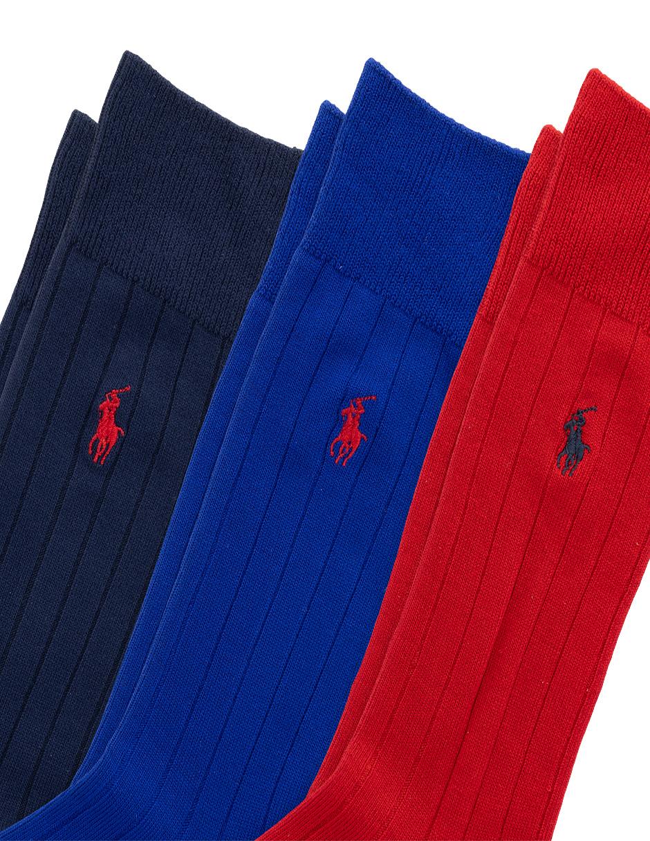 Set de calcetín Polo RL para hombre 3 pares Set de calcetín Polo RL para hombre 3 pares