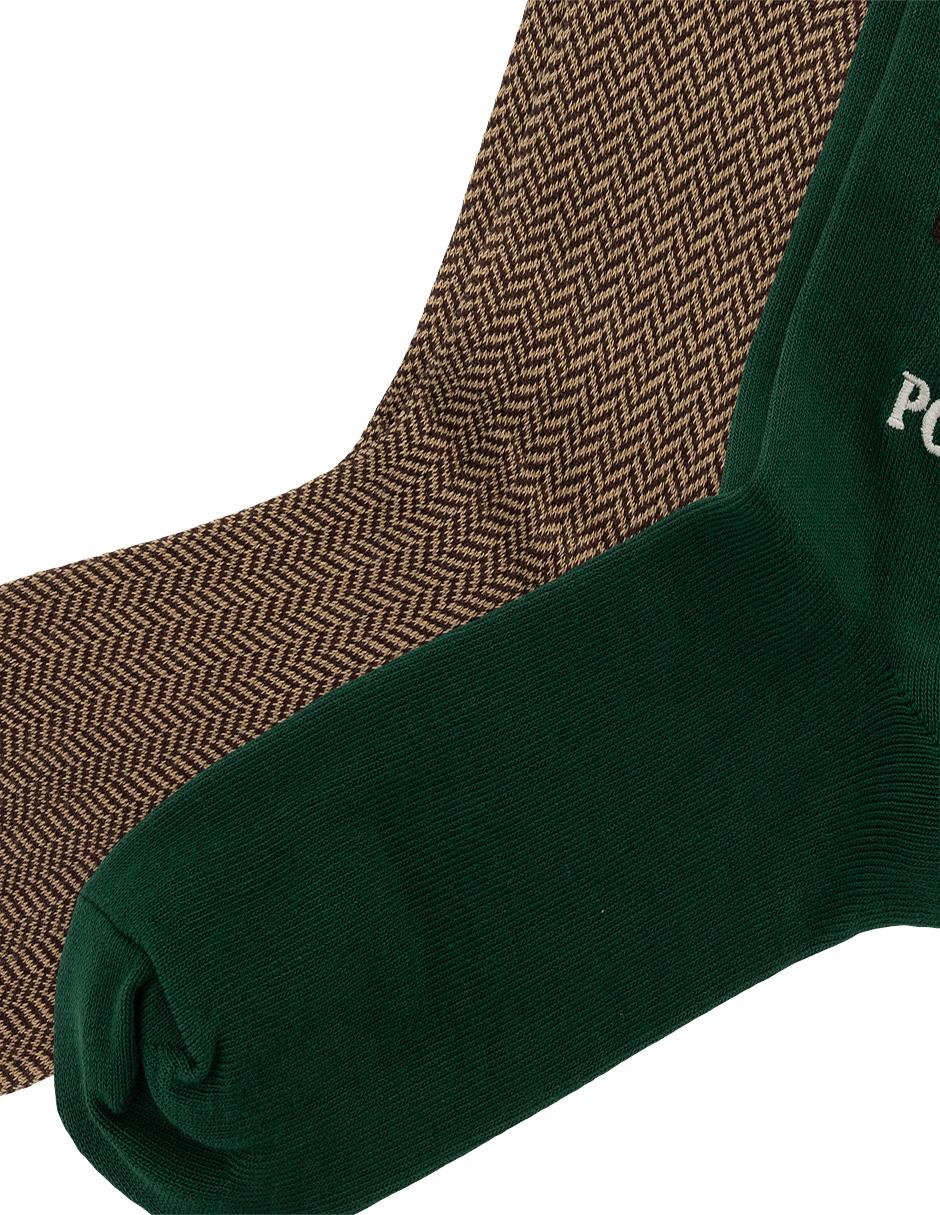 Set de calcetín de algodón para hombre 2 pares 4