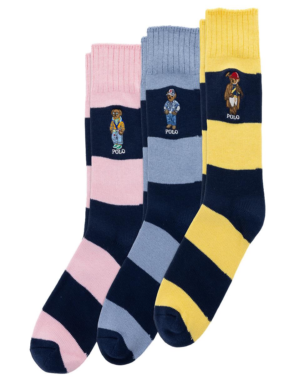 Set de calcetín de algodón para hombre 3 pares 1