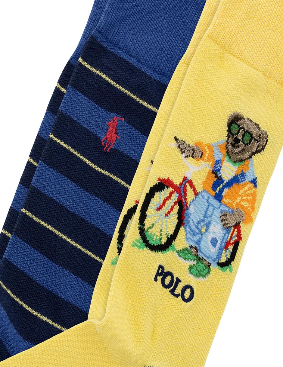 Set de calcetín de algodón para hombre 2 pares 5