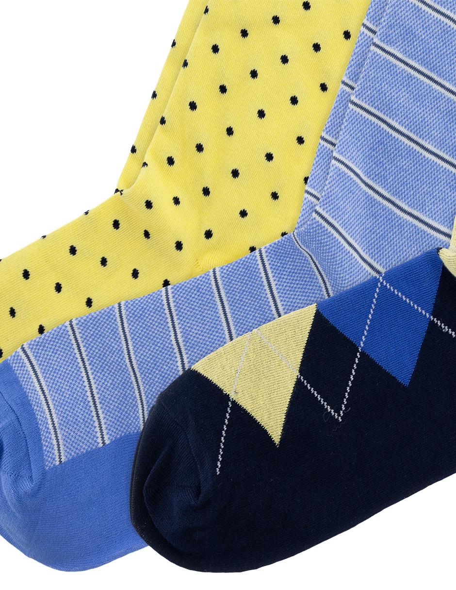Calcetines de algodón Hombre 3 pares 3