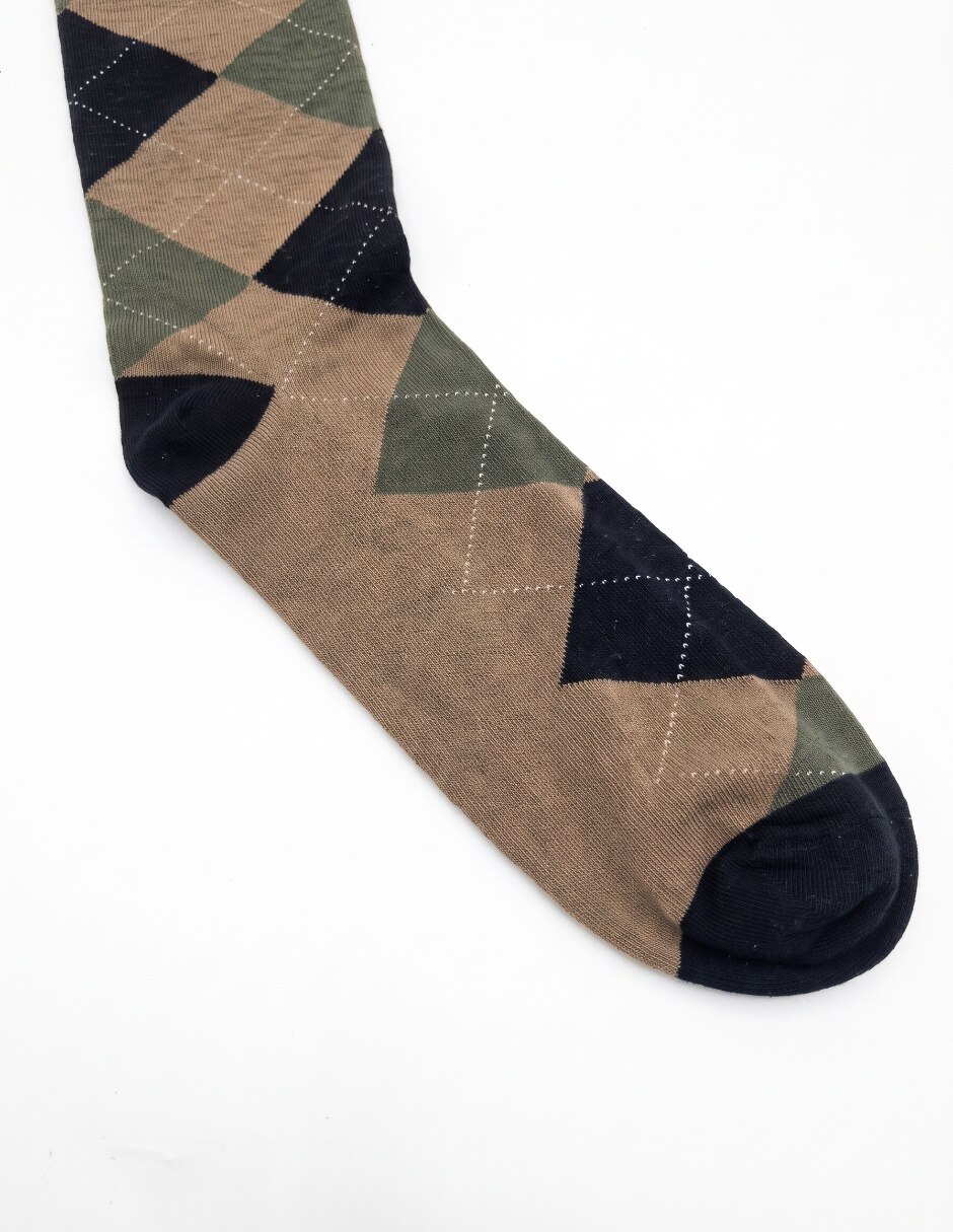 Set de calcetín diabético de algodón para hombre 4 pares 3