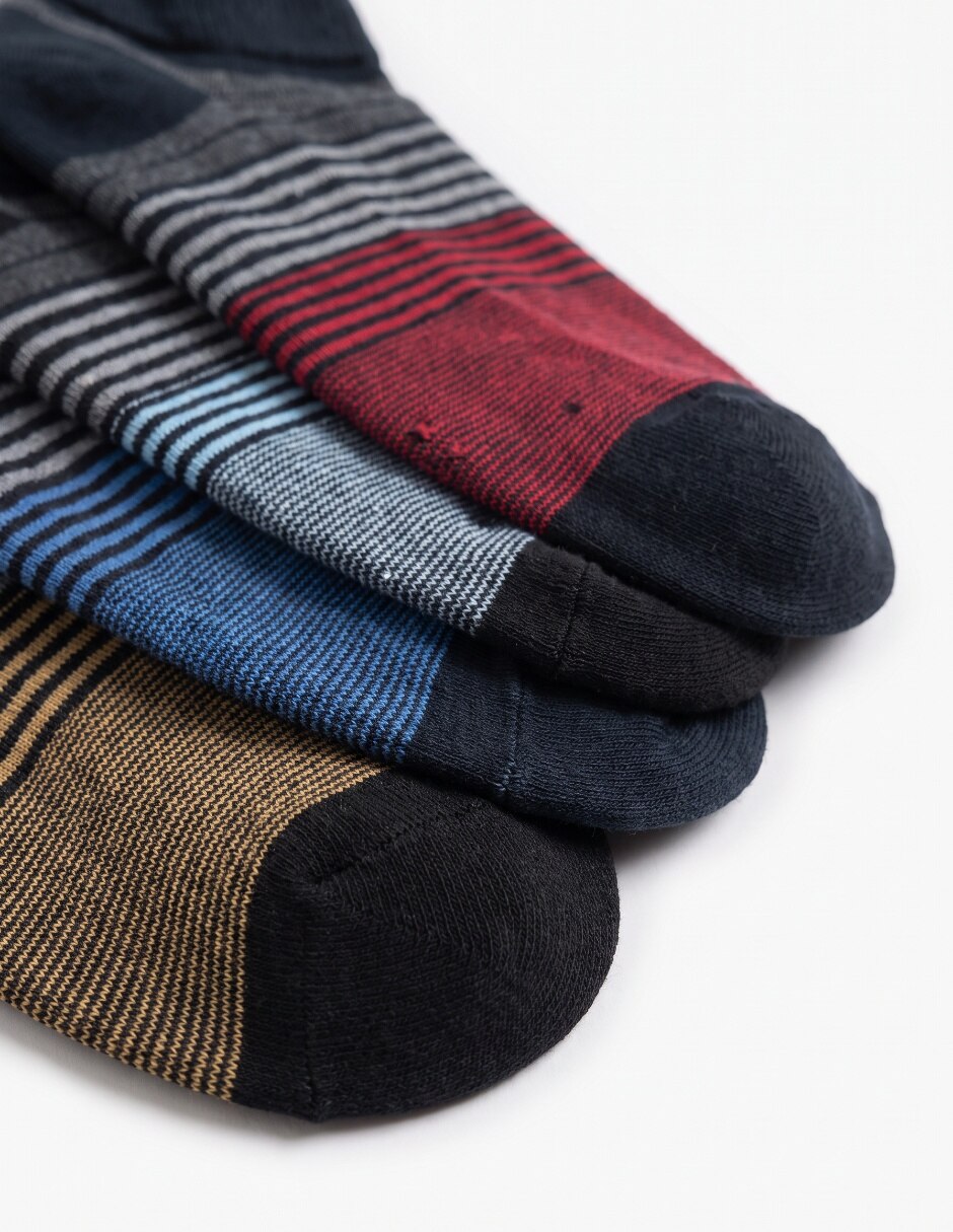 Set de tín diabético para hombre 4 pares 3