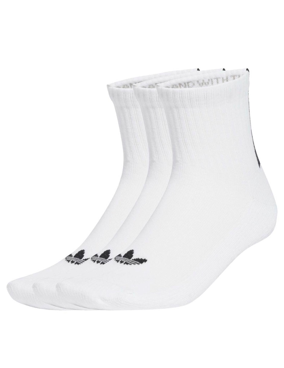 Set de calceta Adidas Originals de algodón para hombre 3 pares